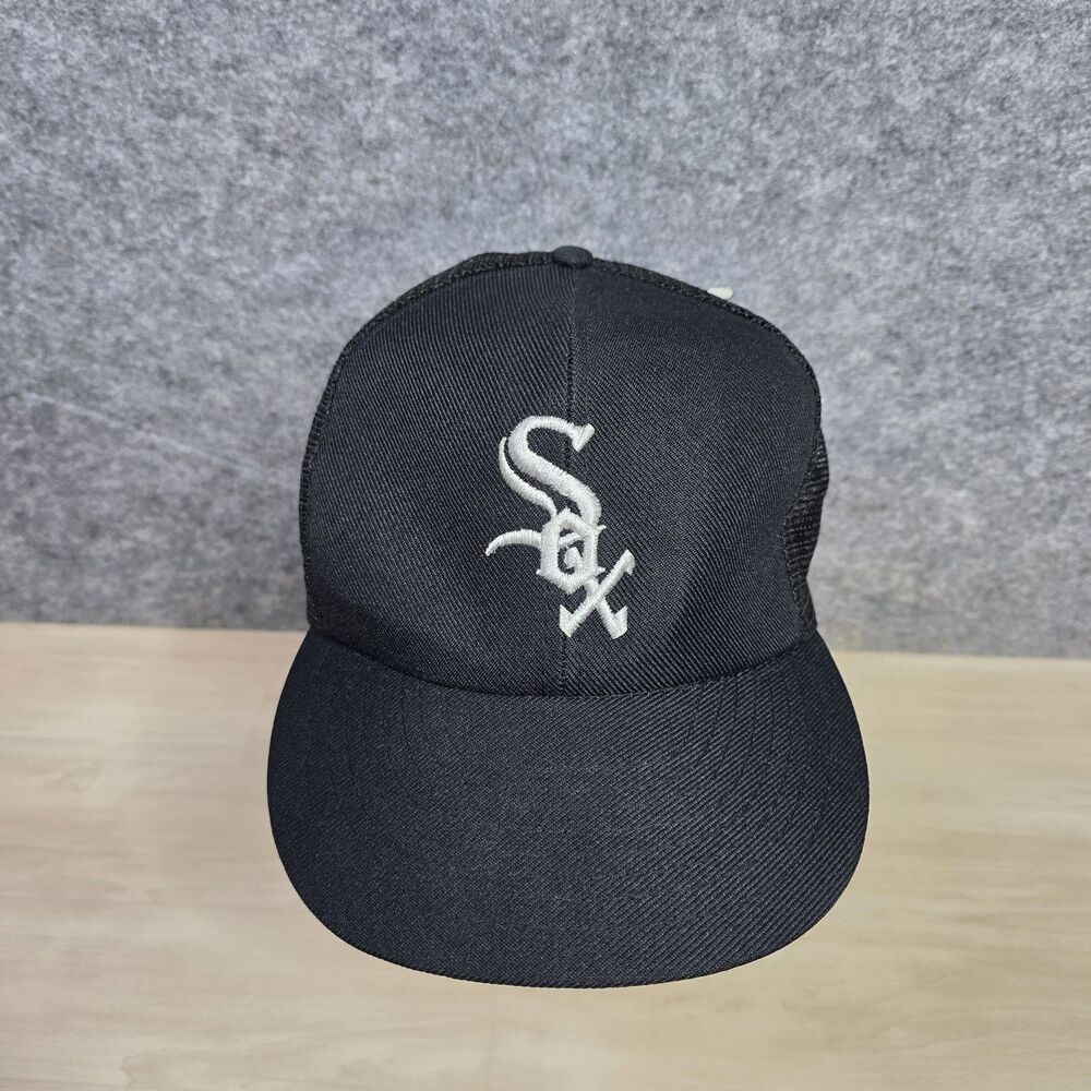 Vintage Annco Chicago White‎ Sox Mesh Truck Hat Snapback Deadstock New